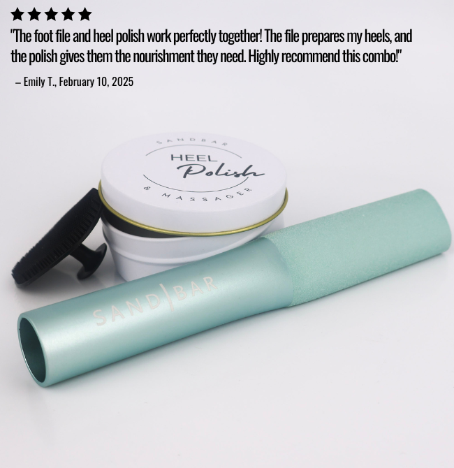 Foot File & Heel Polish Duo