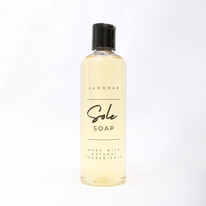 Sole Soap foot wash with organic botanicals for deep cleansing and skin biome support